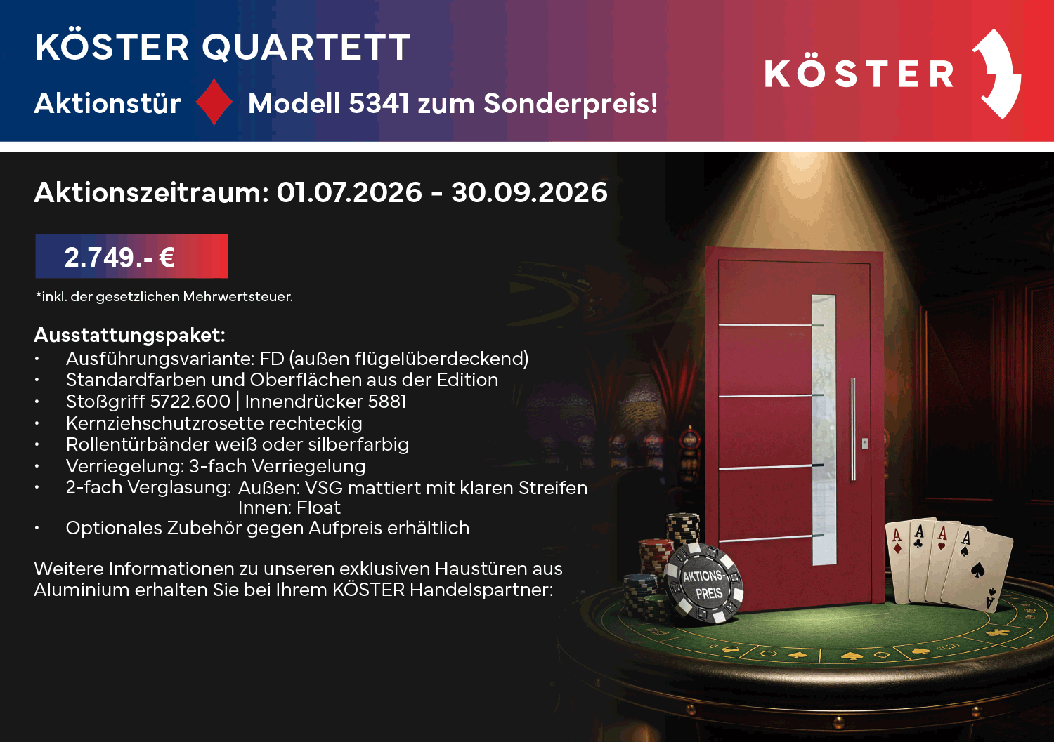 Haustüraktionsflyer